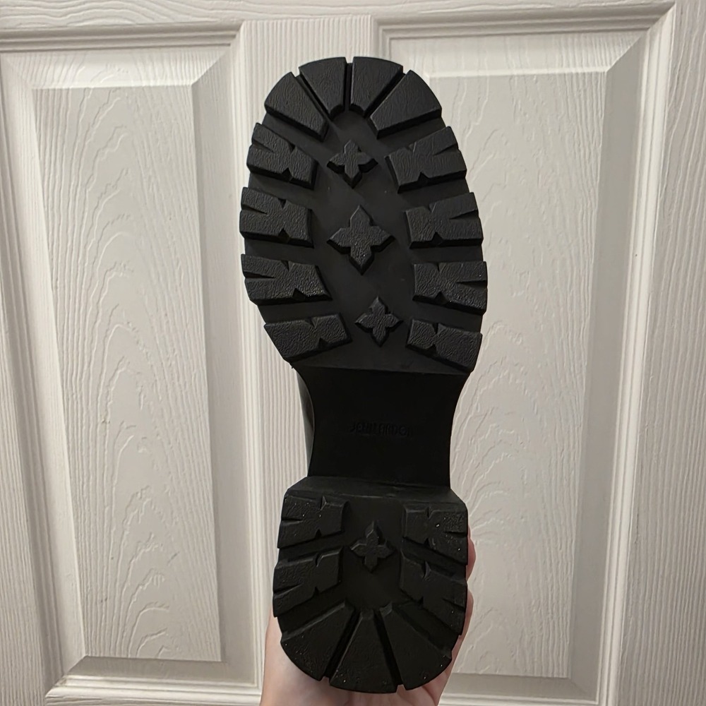 Jenn Ardor Platform Loafers Chunky Heel Penny Loafer Lug Sole Black Shoes 7.5 - Picture 5 of 9